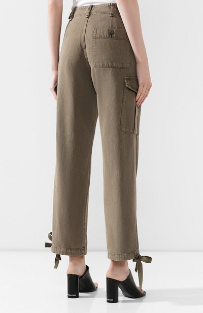 Джинсы RAG AND BONE хаки цвета по цене 24550 руб., арт. WAW19F7044TH44, фото 4 Джинсы RAG AND BONE, арт. WAW19F7044TH44, фото 4