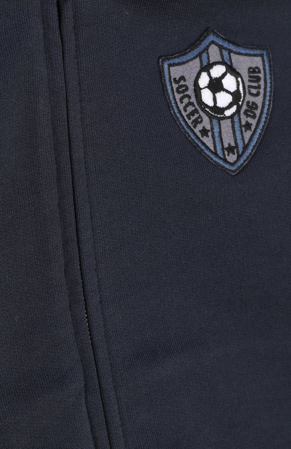 Хлопковый кардиган с контрастной отделкой и нашивкой DOLCE & GABBANA, арт. 0131/L4JW0J/G7KVB/2-6, фото 3