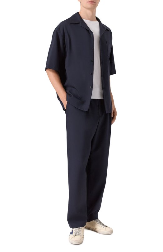 Шерстяная рубашка Marni CUMU0213A5/UTW839 Синий  CUMU0213A5/UTW839 Фото 2