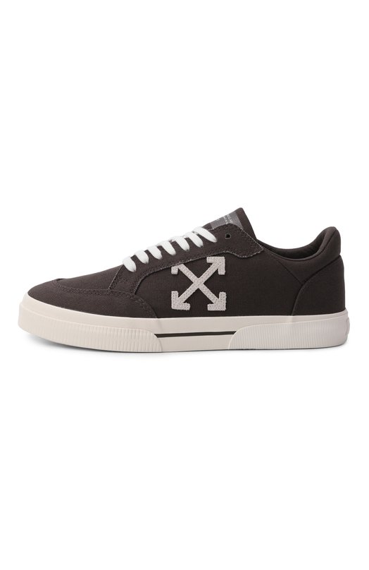 Текстильные кеды Vulc Off-White 0MIA293S26FAB001 Коричневый  0MIA293S26FAB001 Фото 3