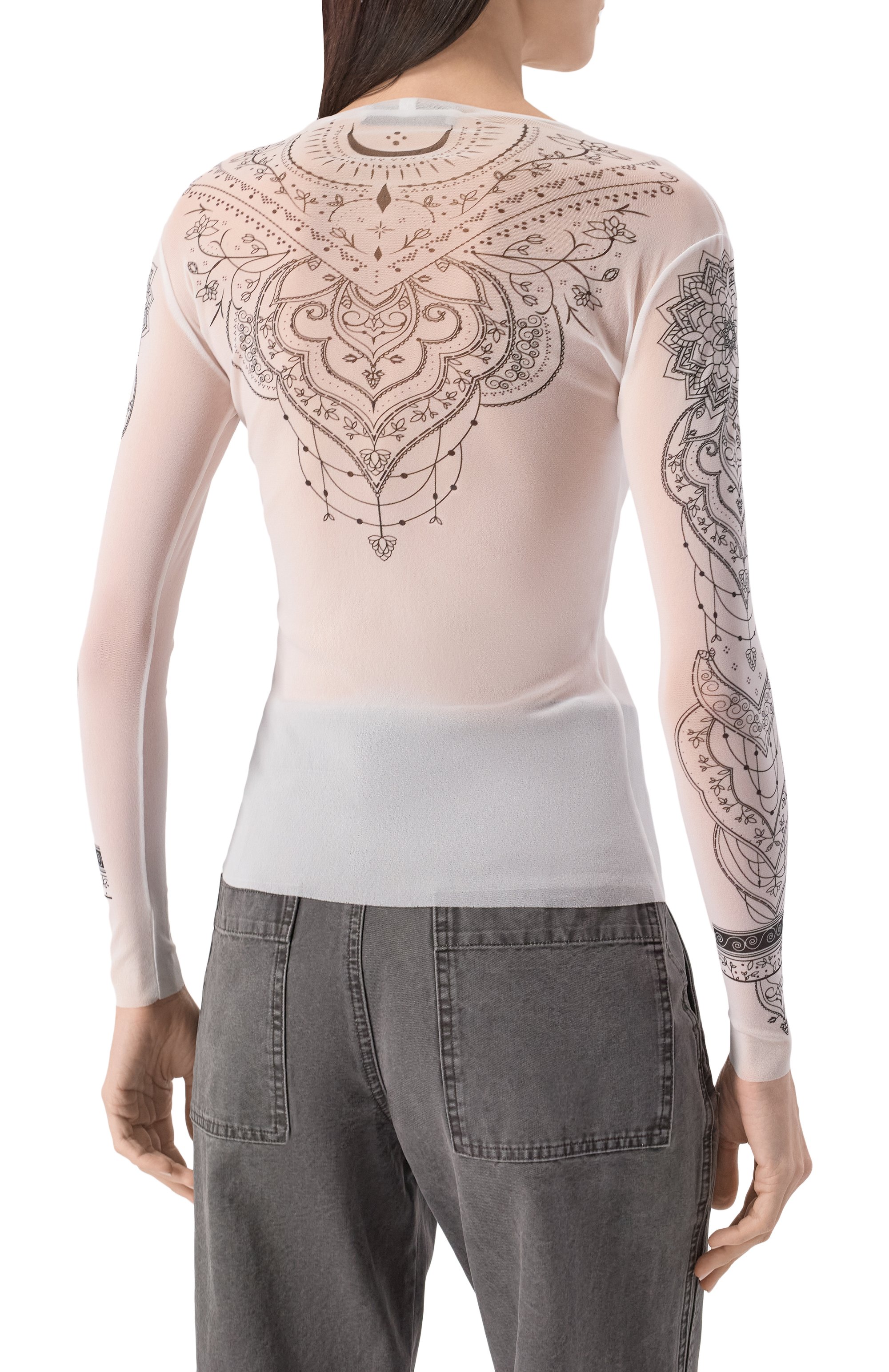 Топ D.EXTERIOR белого цвета по цене 22200 руб., арт. 60755, фото 4 Топ D.EXTERIOR, арт. 60755, фото 4