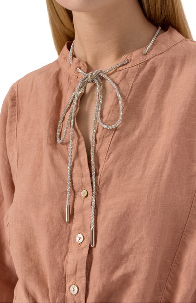 Льняное платье 120% LINO, арт. 32ALIW4PJ2/000F753, фото 5