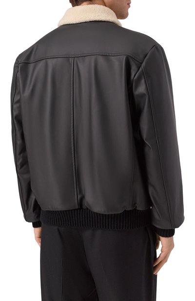 Кожаный бомбер KITON, арт. UW2240V0416H20, фото 4