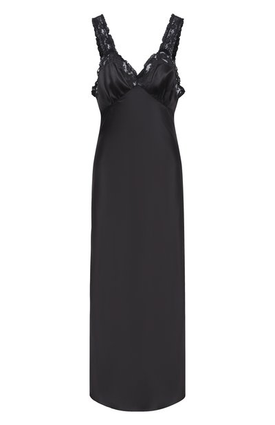 Женское шелковое платье SAINT LAURENT, арт. 856030/Y7G27