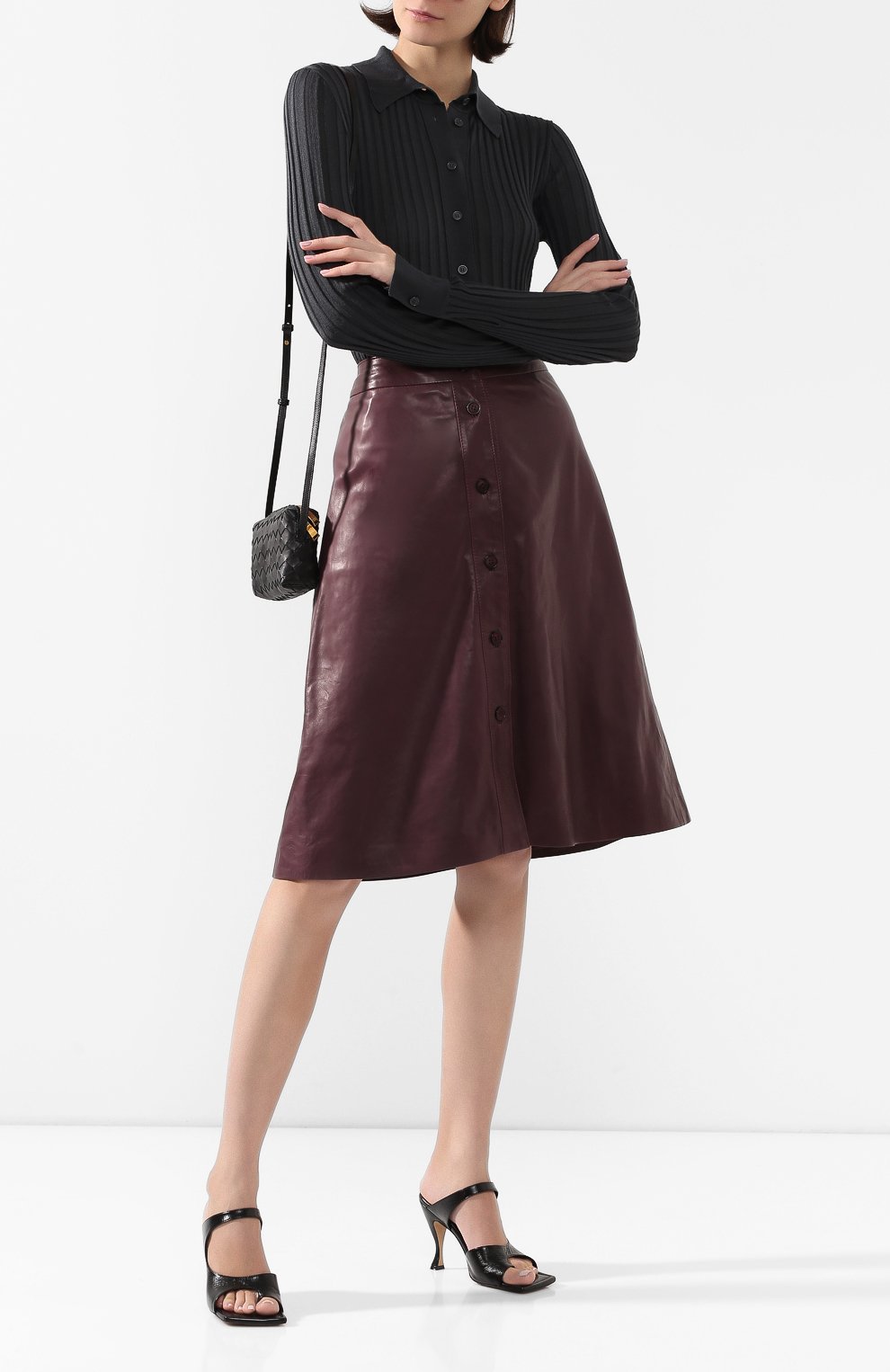 Кожаная юбка MASLOV, арт. UT10, фото 2