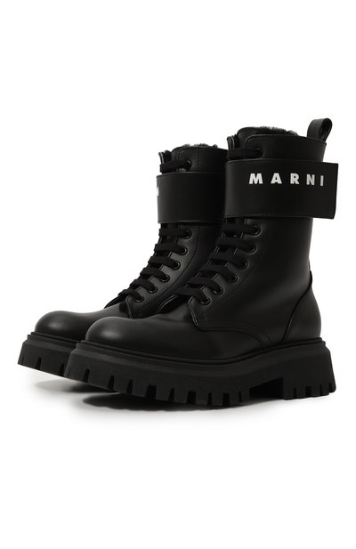 Кожаные ботинки MARNI, арт. 75368/36-40, фото 1