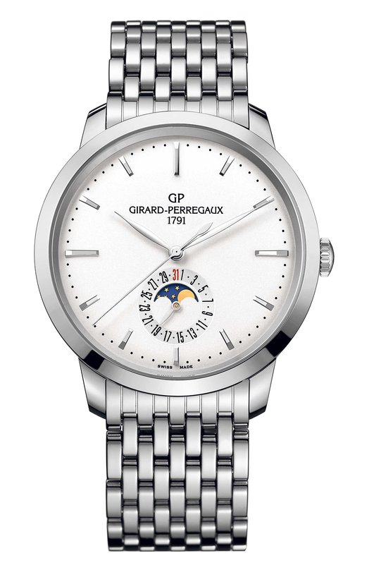 фото Часы steel moon phase white girard-perregaux