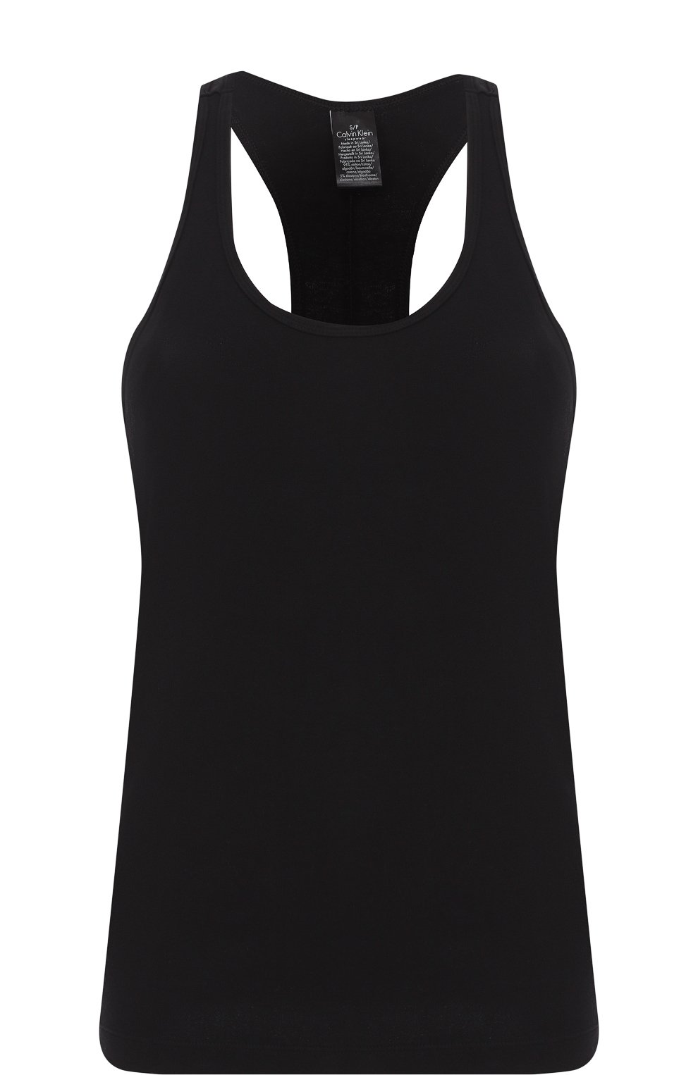 Однотонный топ с логотипом бренда CALVIN KLEIN, арт. QS5564E, фото 1
