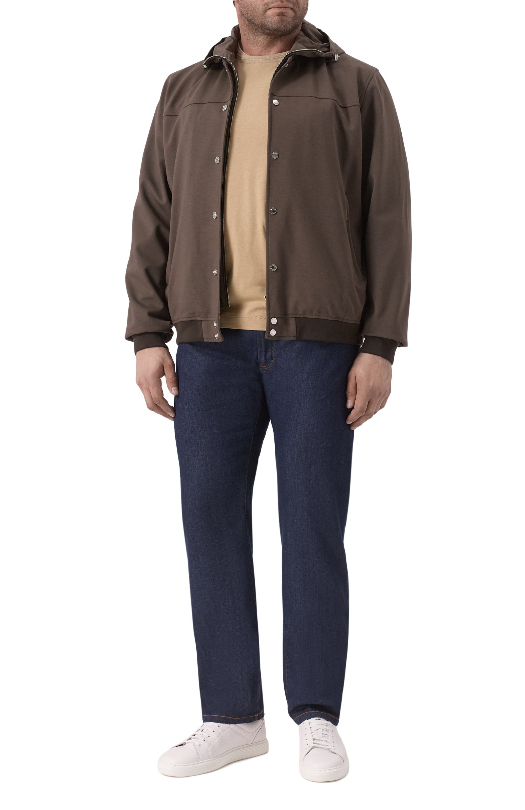 Футболка из хлопка и лиоцелла CANALI, арт. T0866B/MJ02241, фото 2