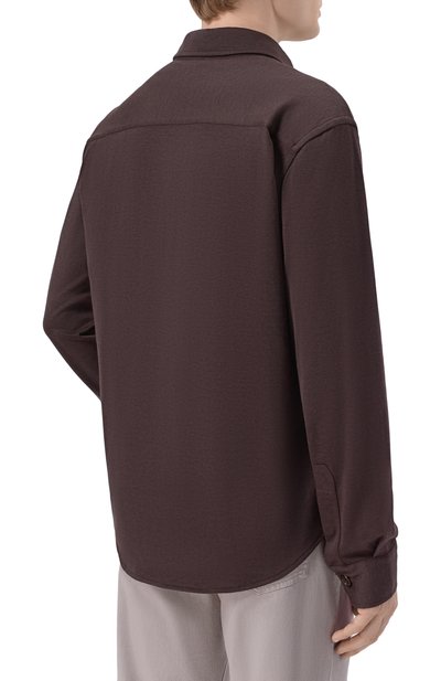 Рубашка из хлопка и шелка BRIONI, арт. UJRE0L/PD602, фото 4