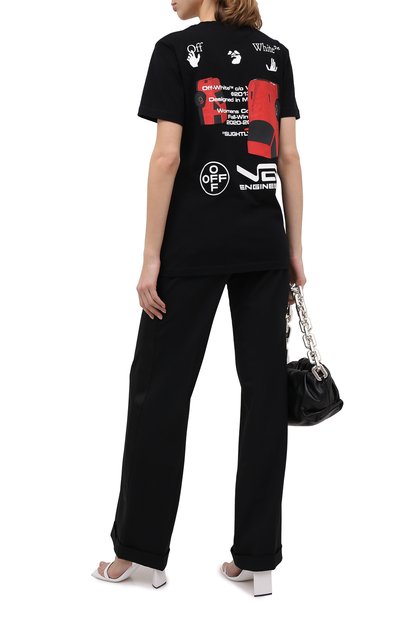 Хлопковая футболка OFF-WHITE, арт. 0WAA049F20JER0131001, фото 2