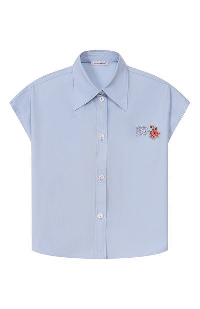 Хлопковая рубашка DOLCE & GABBANA, арт. L56S34/FU5Y4