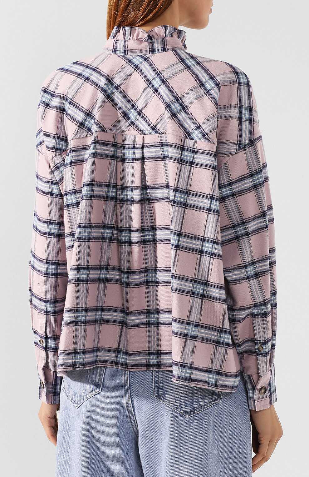 Хлопковая рубашка ISABEL MARANT ETOILE, арт. CH0544-19A029E/ILARIA, фото 4