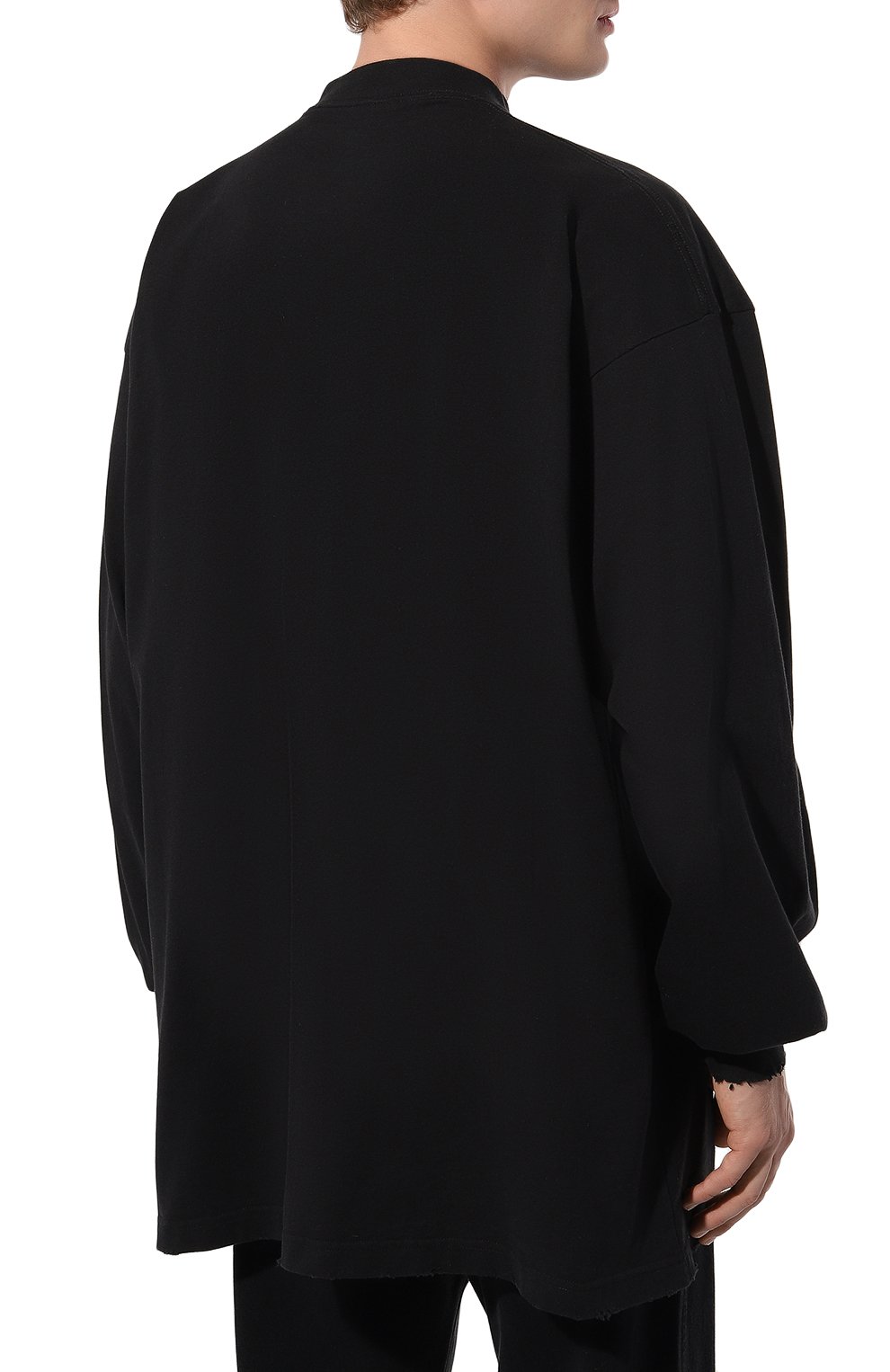 Хлопковый лонгслив BALENCIAGA, арт. 739027/T0V01, фото 4