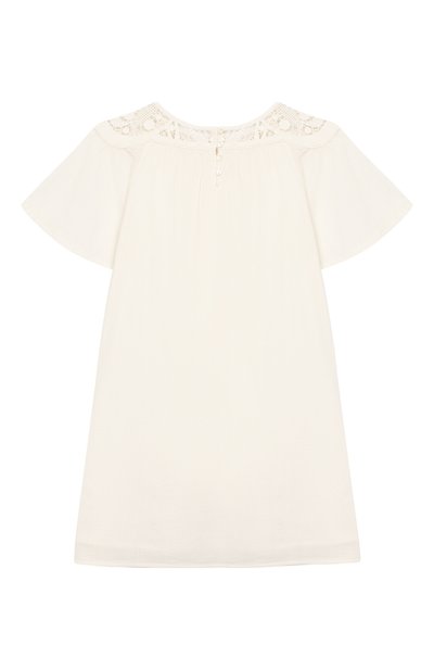 Хлопковое платье CHLOÉ, арт. C12724/6A-12A, фото 2