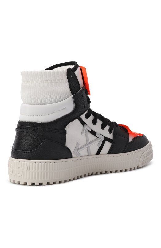 Комбинированные кеды 3.0 Off Court Off-White 0MIA065S26LEA001 Чёрно-белый  0MIA065S26LEA001 Фото 4