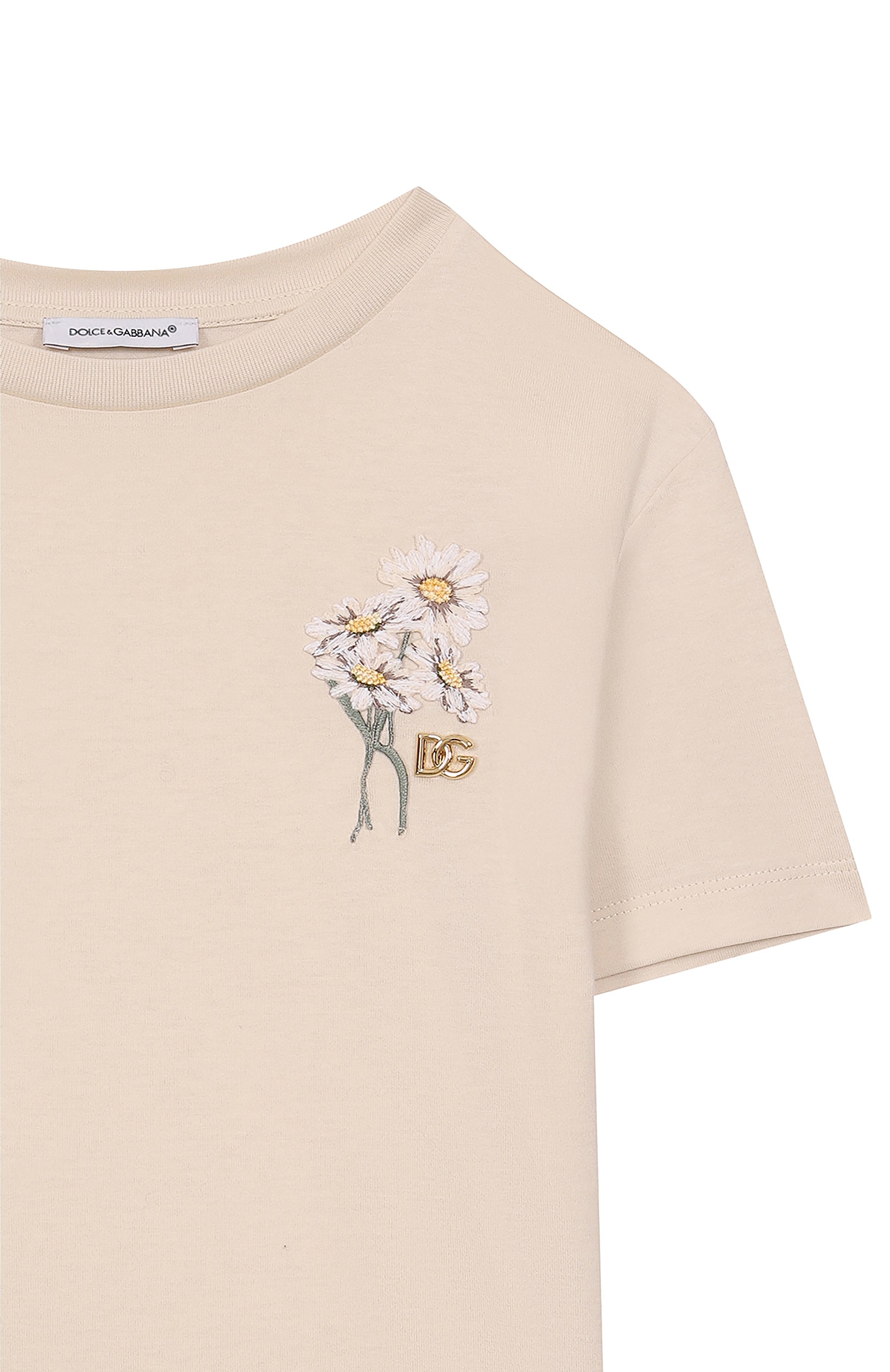 Хлопковая футболка DOLCE & GABBANA, арт. L5JTNK/G7PIH/2-8, фото 3