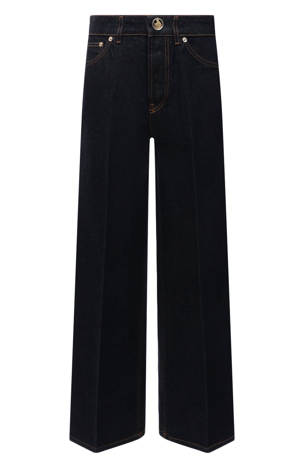 Джинсы LANVIN темно-синего цвета по цене 66200 руб., арт. RW-TR0024-D005-E21, фото 1 Джинсы LANVIN, арт. RW-TR0024-D005-E21, фото 1