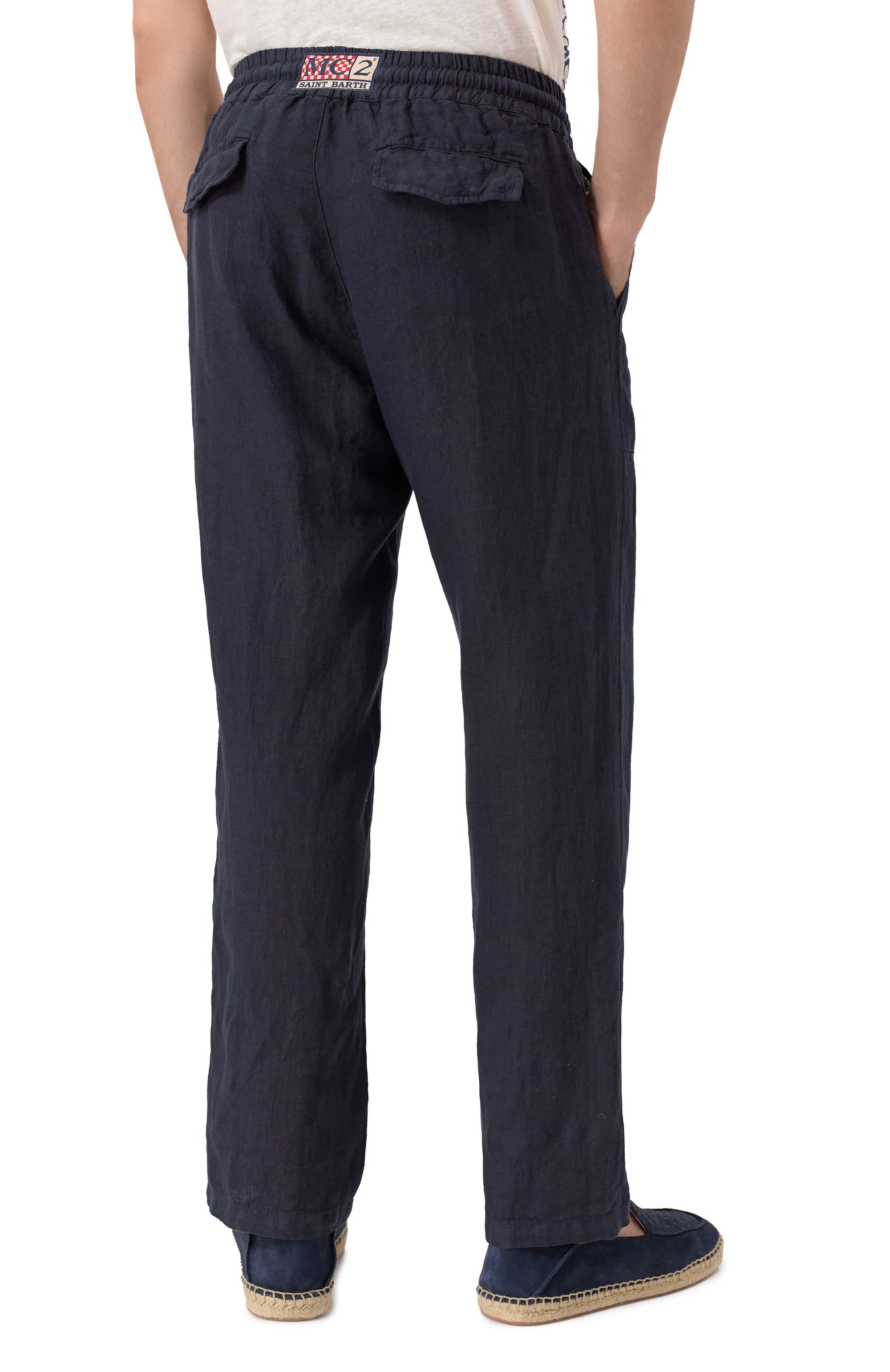 Льняные брюки MC2 SAINT BARTH, арт. STBM CALAIS/03145H, фото 4