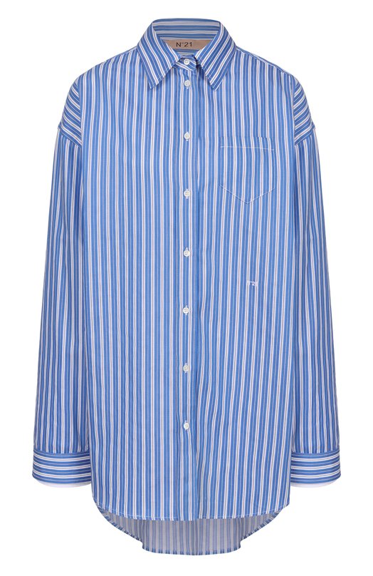 Хлопковая рубашка N21 G031/1520 Голубой G031/1520