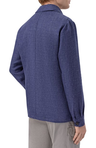 Пиджак изо льна и шерсти CORNELIANI, арт. 27XL50/2718258, фото 4