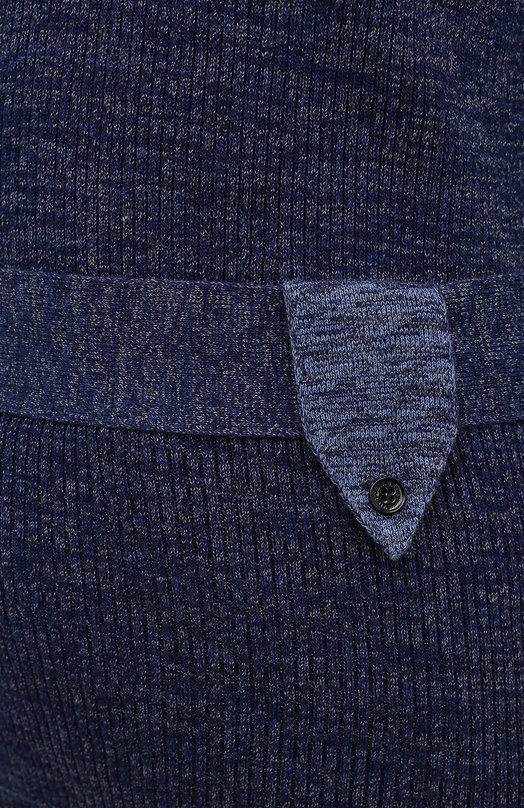 Хлопковый пуловер Victoria Beckham Синий, фото 5