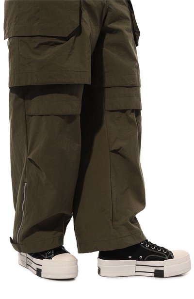 Текстильные кеды converse x rick owens DRKSHDW черного цвета по цене 23150 руб., арт. DC02CX954/A04R1, фото 3 Текстильные кеды converse x rick owens DRKSHDW, арт. DC02CX954/A04R1, фото 3