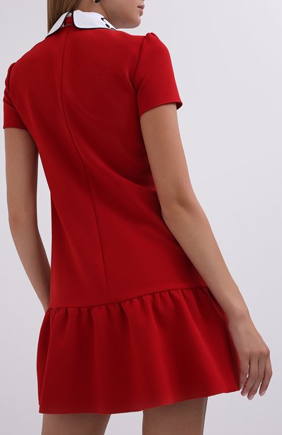 Платье REDVALENTINO красного цвета по цене 55200 руб., арт. UR3VAR40/57W, фото 4 Платье REDVALENTINO, арт. UR3VAR40/57W, фото 4