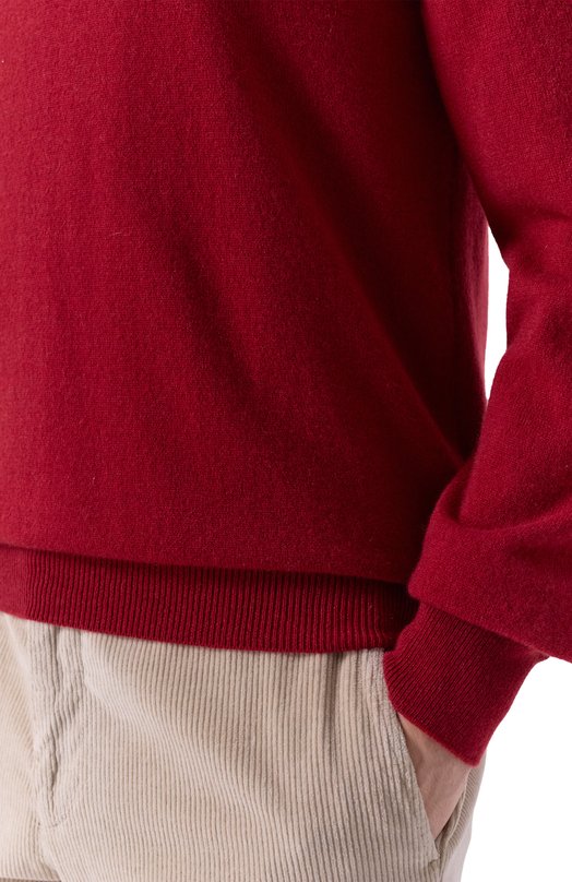 Кашемировый джемпер Jacob Cohen 25I P/JUM_SF003 000 X0012 FL Красный  25I P/JUM_SF003 000 X0012 FL Фото 5