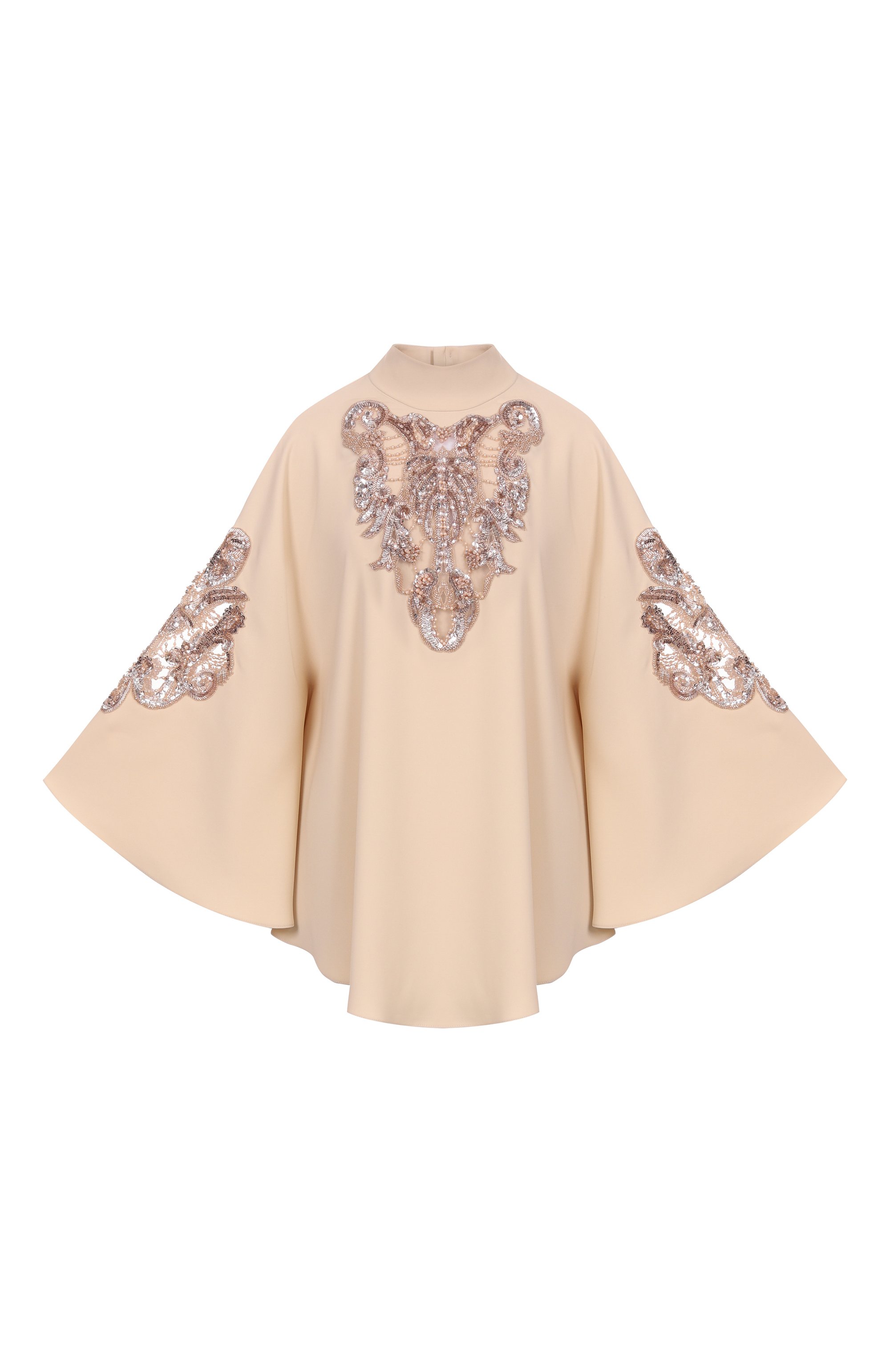 Блузка с отделкой пайетками ZUHAIR MURAD, арт. RBL25034/CRCA010, фото 1