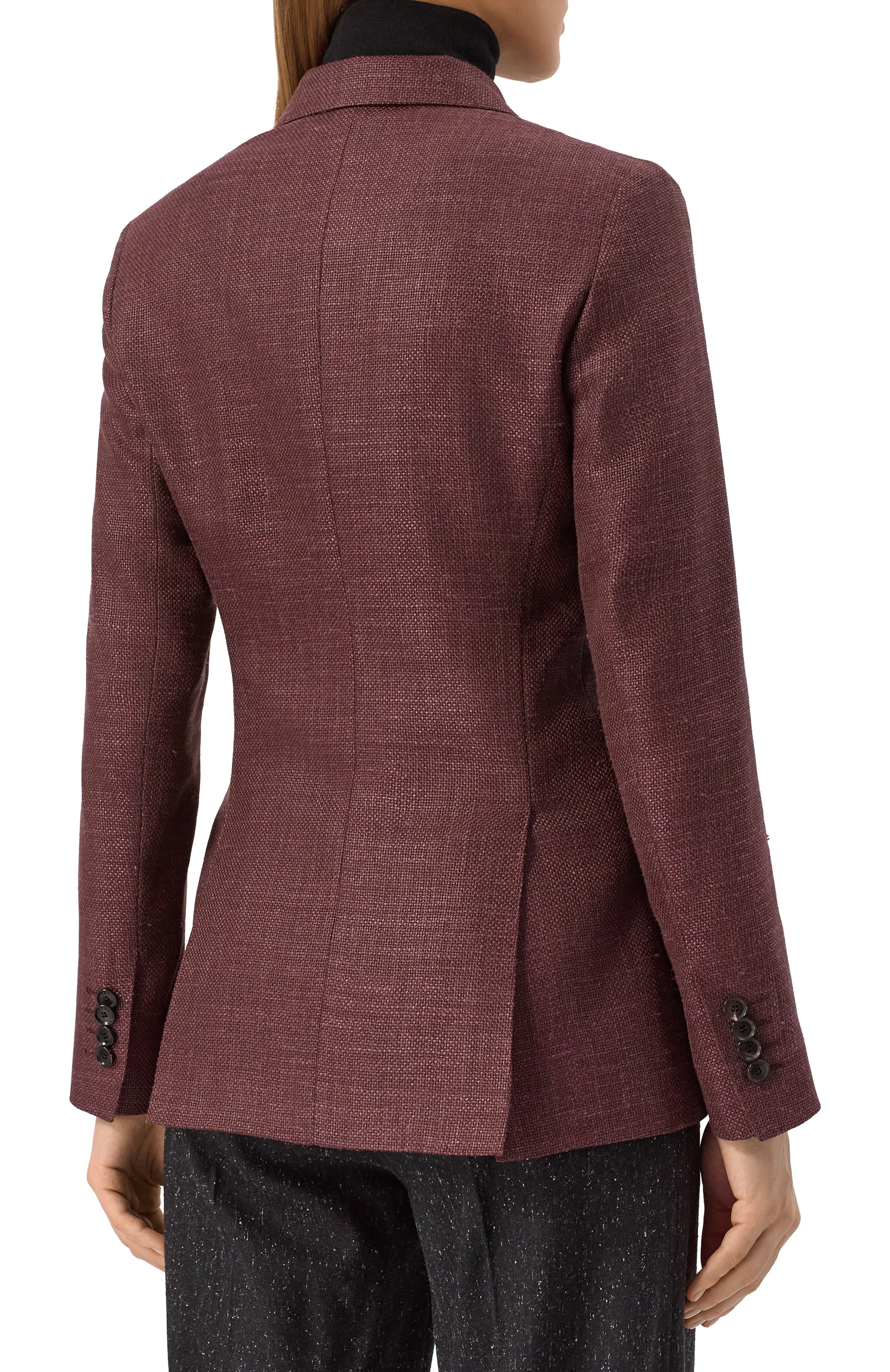 Жакет из шерсти и шелка KITON, арт. D46523K0918E02, фото 4