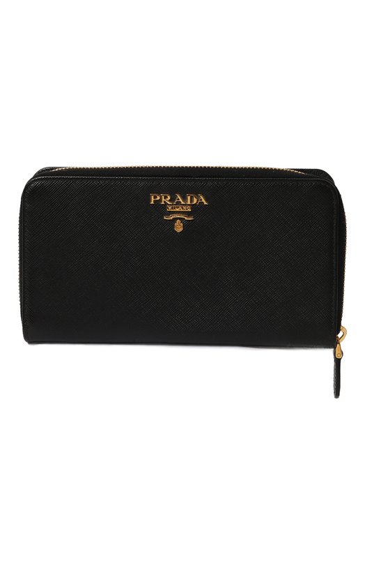 фото Кожаный кошелек prada