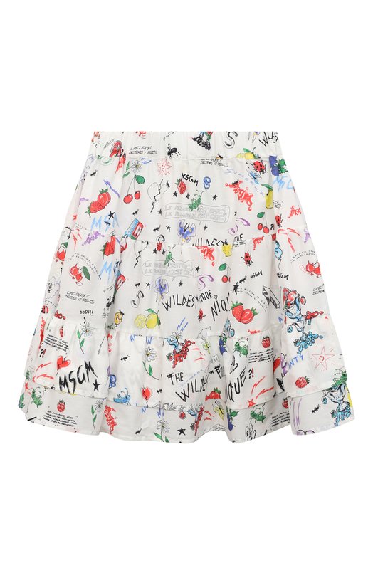 

Хлопковая юбка MSGM kids, Белый