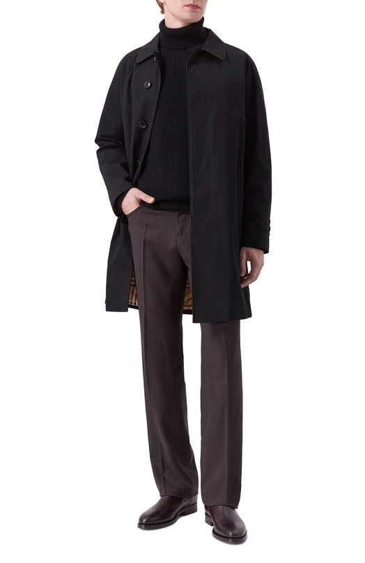 Шерстяные брюки Kiton UPR005LK0127H07 Коричневый  UPR005LK0127H07 Фото 2