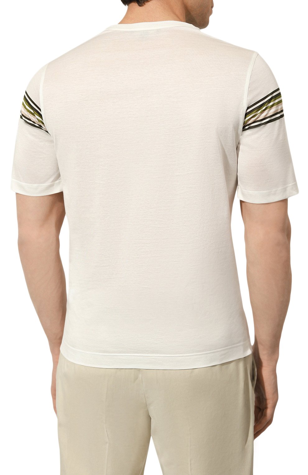 Хлопковая футболка ZILLI, арт. TSR02AM0110VZLF59, фото 4