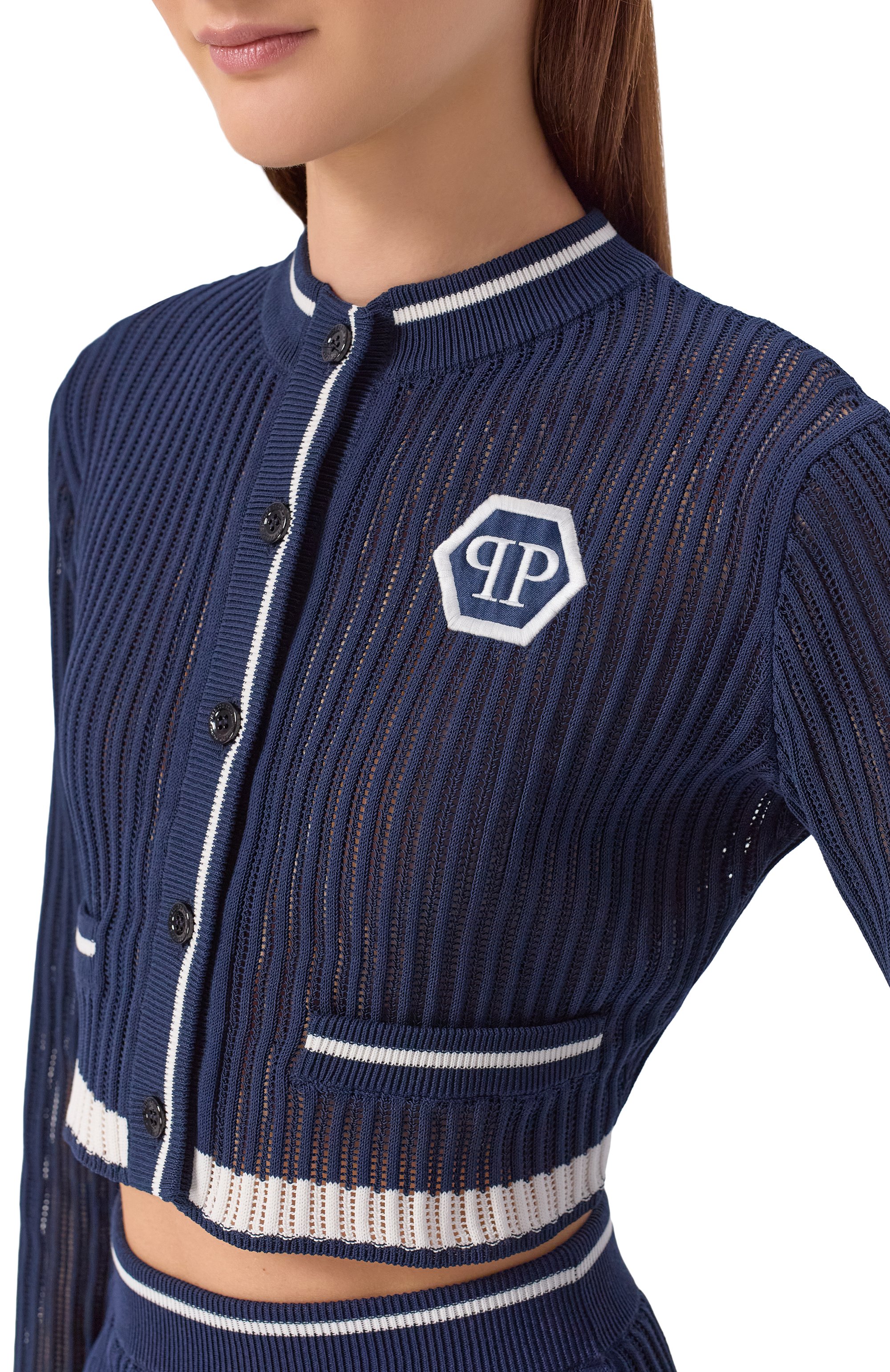 Хлопковый кардиган PHILIPP PLEIN, арт. SAFC WKQ0167 PKN002N, фото 5