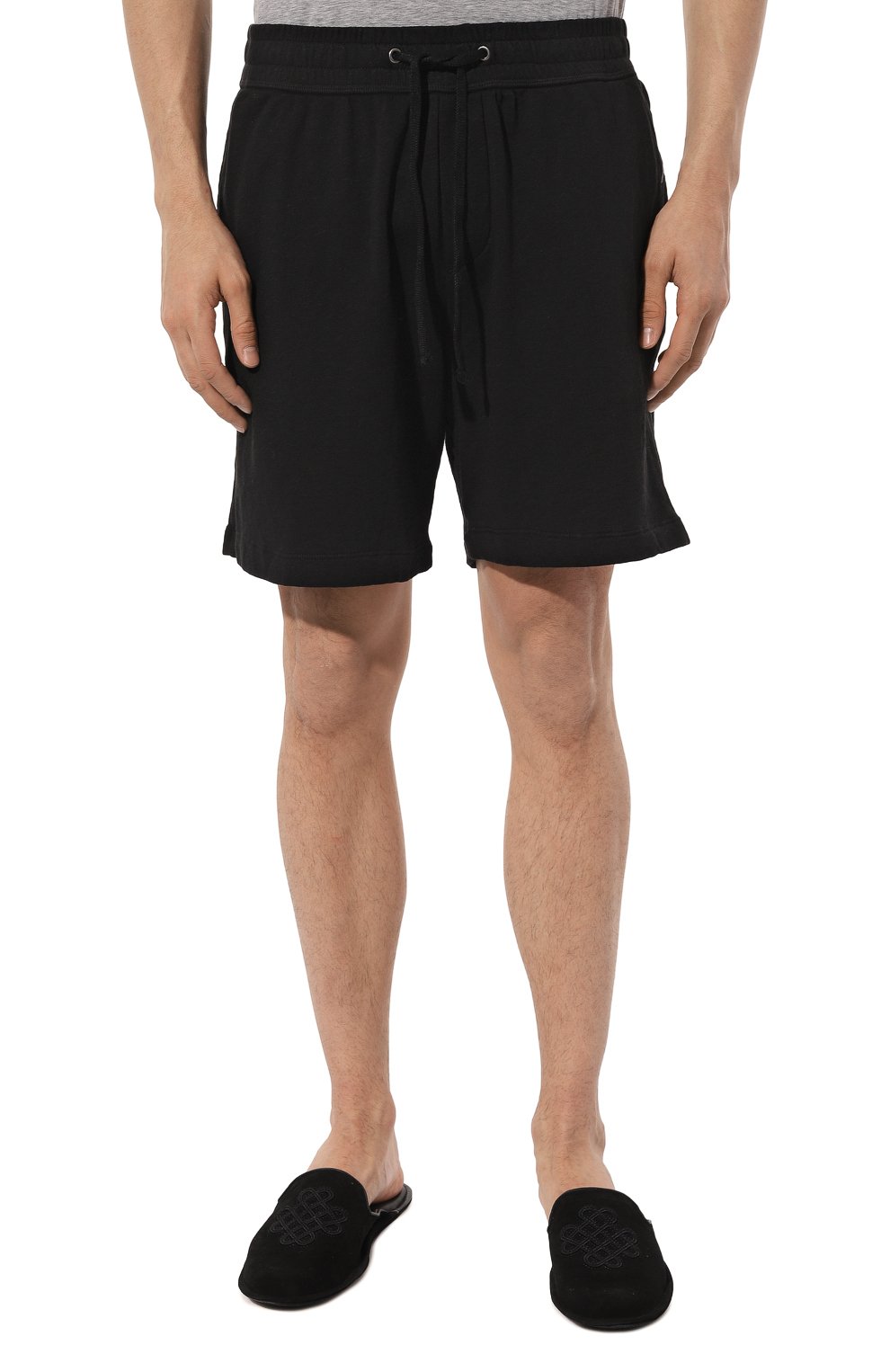Хлопковые шорты JAMES PERSE черного цвета по цене 30850 руб., арт. MXA4192, фото 3 Хлопковые шорты JAMES PERSE, арт. MXA4192, фото 3