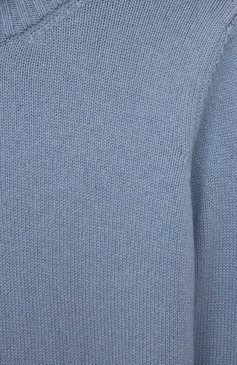 Детский кашемировый свитер GIORGETTI CASHMERE голубого цвета, арт. MB1844/8A-14A | Фото 3 (Материал внешний: Шерсть, Кашемир; Рукава: Длинные; Материал сплав�а: Проставлено; Драгоценные камни: Проставлено; Мальчики Кросс-КТ: Свитер-одежда; Ростовка одежда: 10 - 11 лет | 140 - 146см, 12 лет | 152 см, 13 - 15 лет | 158 см, 8 лет | 128 см)