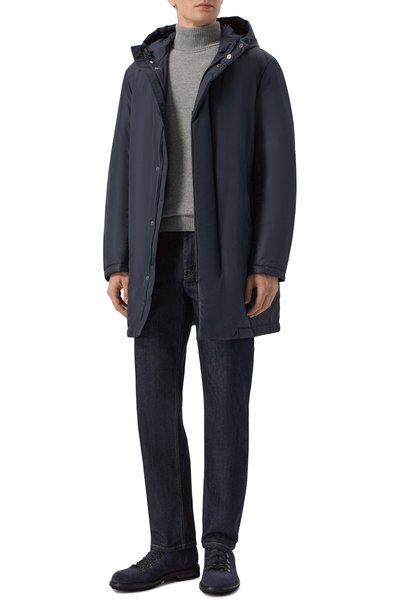 Парка KITON темно-синего цвета по цене 415000 руб., арт. UGK196K0225L, фото 2 Парка KITON, арт. UGK196K0225L, фото 2