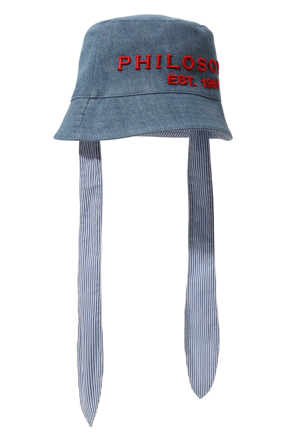 Джинсовая панама PHILOSOPHY DI LORENZO SERAFINI KIDS, арт. PFCP0050/DF011, фото 1