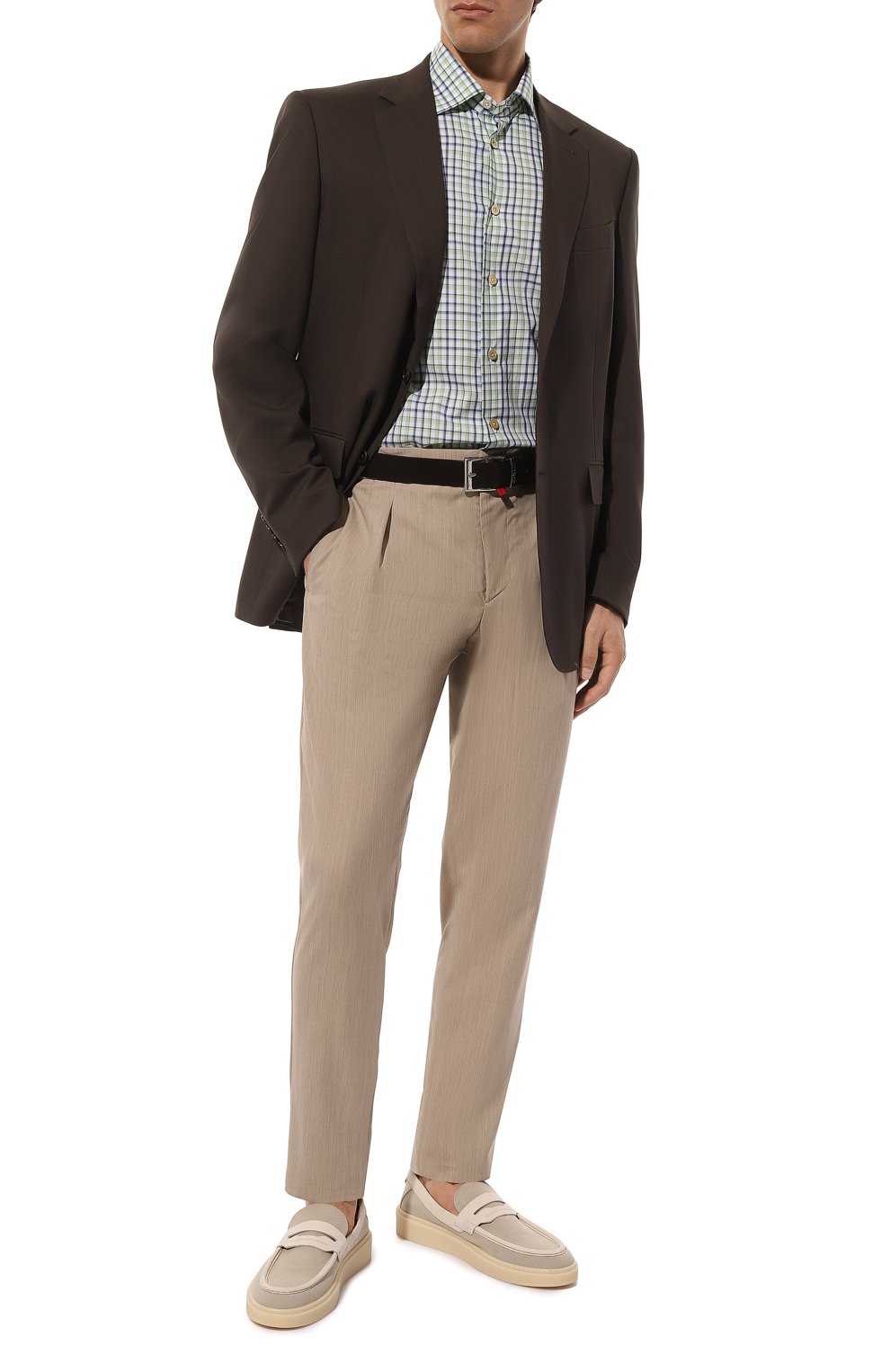 Хлопковая рубашка KITON, арт. UCIH08879, фото 2