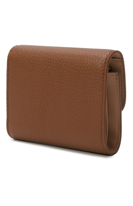 Женские кожаное портмоне GIORGIO ARMANI коричневого цвета, арт. GW001257/AF15593 | Фото 2 (Нос: Не проставлено; Материал: Натуральная кожа; Материал сплава: Проставлено)