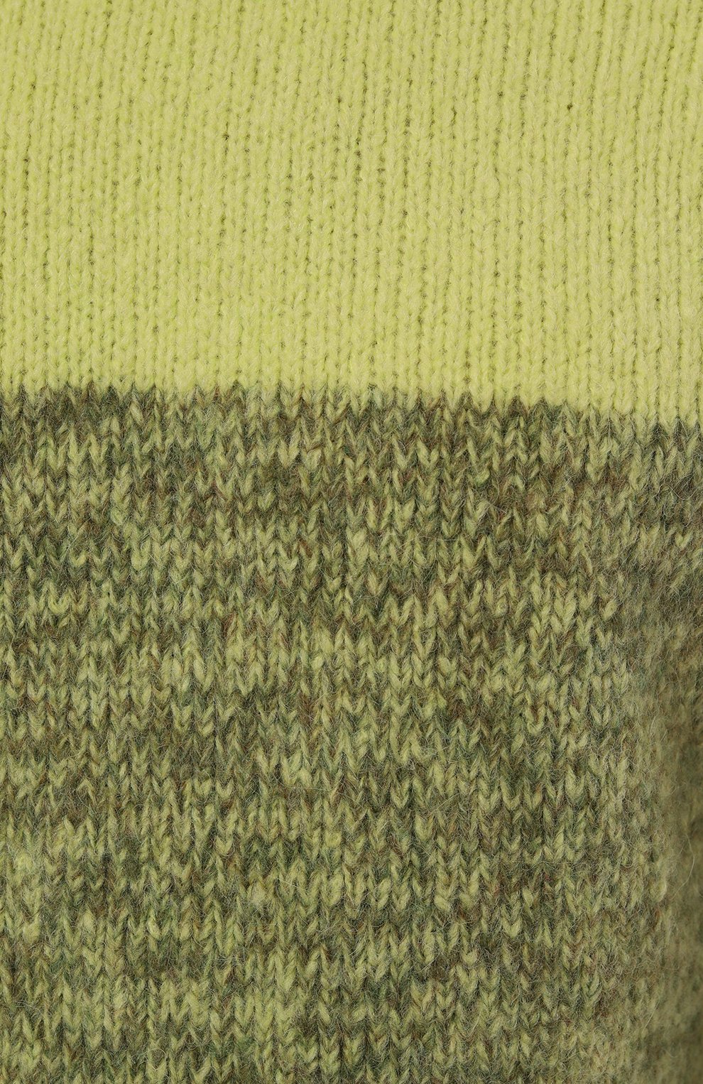 Шерстяной свитер DRIES VAN NOTEN салатового цвета по цене 79150 руб., арт. 242-021245-9709, фото 5 Шерстяной свитер DRIES VAN NOTEN, арт. 242-021245-9709, фото 5