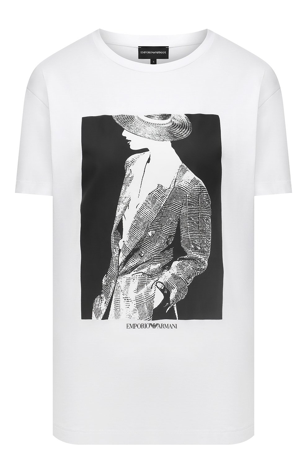 Хлопковая футболка EMPORIO ARMANI, арт. 3L2T7E/2J53Z, фото 1