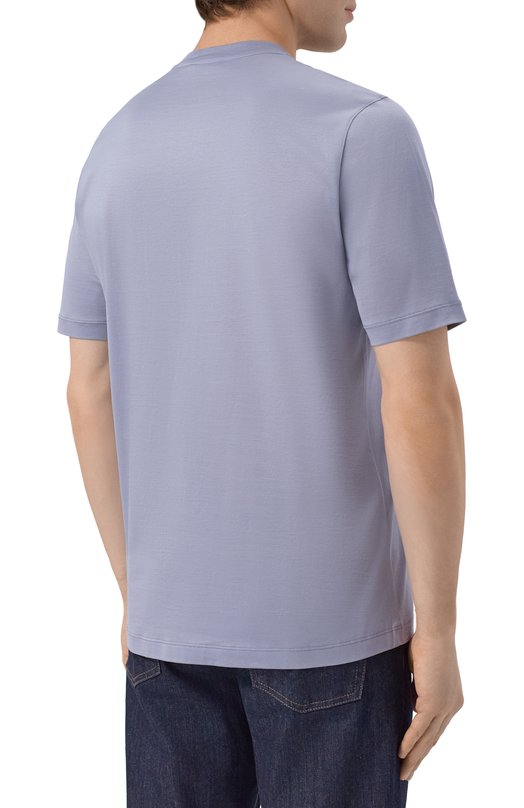 Хлопковая футболка MVST M26.CSM.K422/C0T0NE NE.80/2 Голубой  M26.CSM.K422/C0T0NE NE.80/2 Фото 4