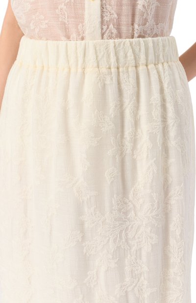 Юбка SEVEN LAB кремового цвета по цене 15440 руб., арт. SSV.34.116.605, фото 5 Юбка SEVEN LAB, арт. SSV.34.116.605, фото 5