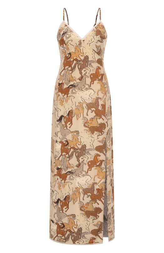 Шелковое платье Zadig and Voltaire WWDR02590 Бежевый WWDR02590