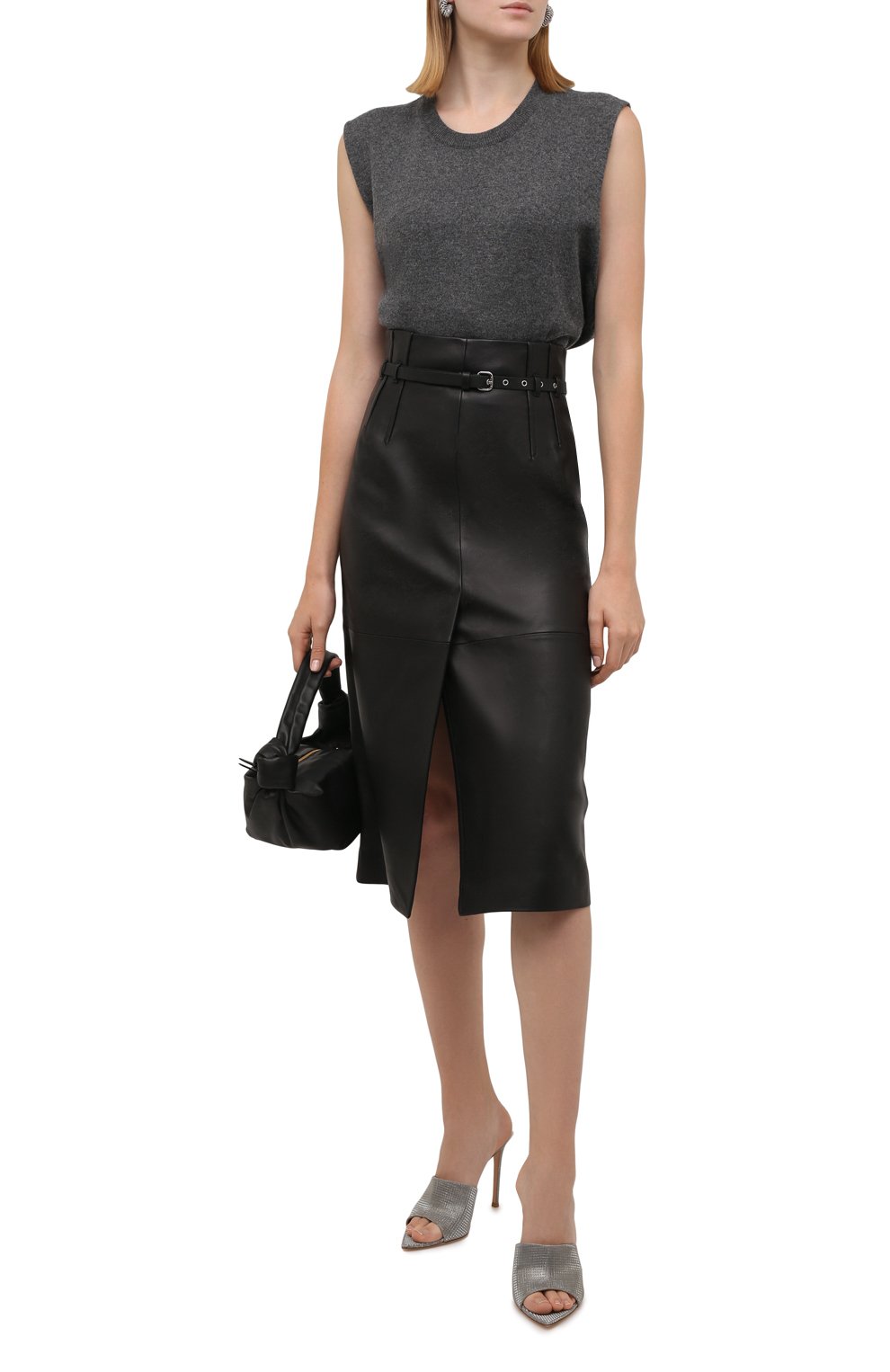 Кожана юбка REDVALENTINO, арт. WR0NI01C/68Y, фото 2