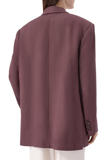 Жакет из вискозы и льна BRUNELLO CUCINELLI, арт. MH1267291, фото 4