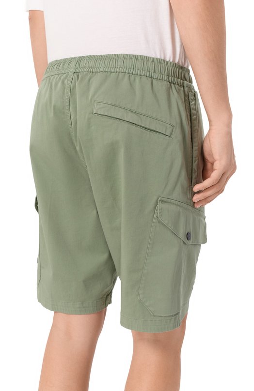 Хлопковые шорты Stone Island K1S15L100L03S0012 Зелёный  K1S15L100L03S0012 Фото 4